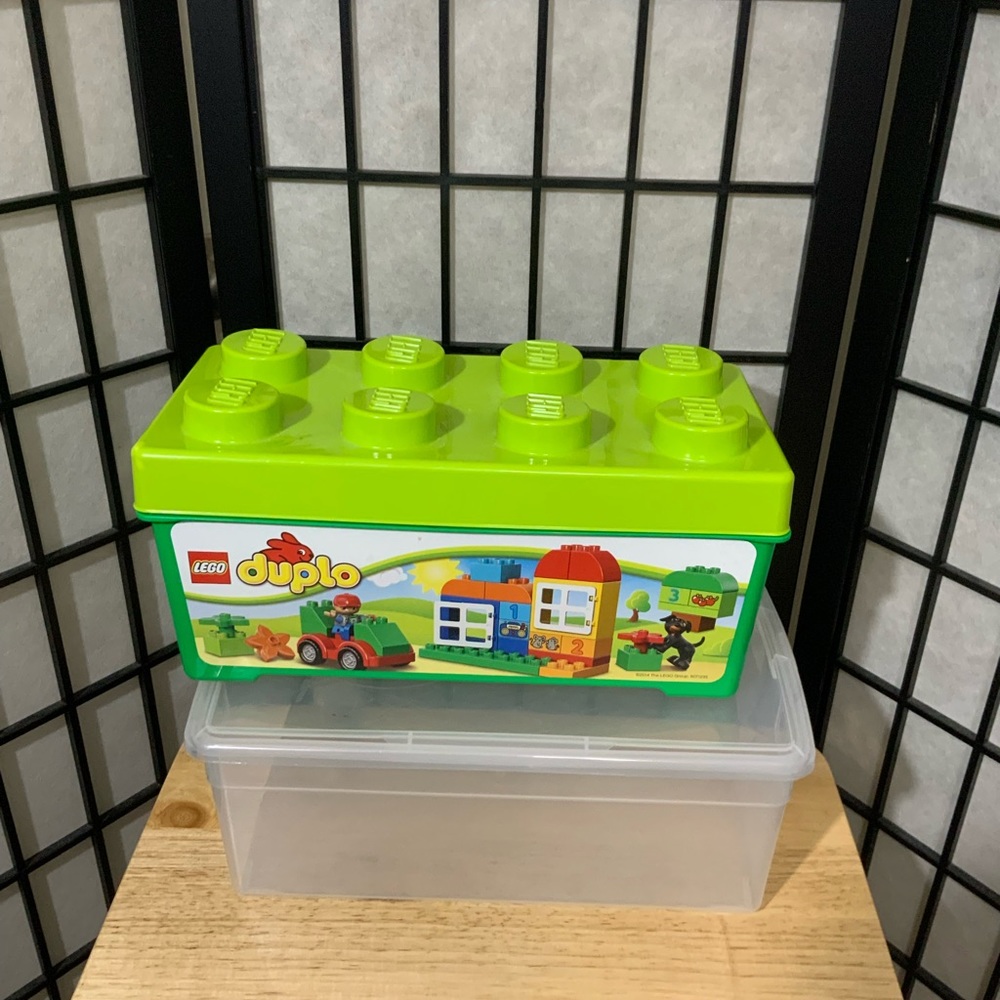 LEGO DUPLO All-in-One-Box-of-Fun Building Kit 10572 With Extra Pieces and Crane